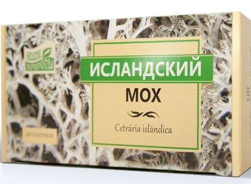 Сироп из исландского мха для лечения 