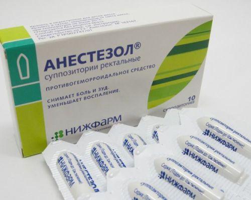 Анестезол при геморрое 