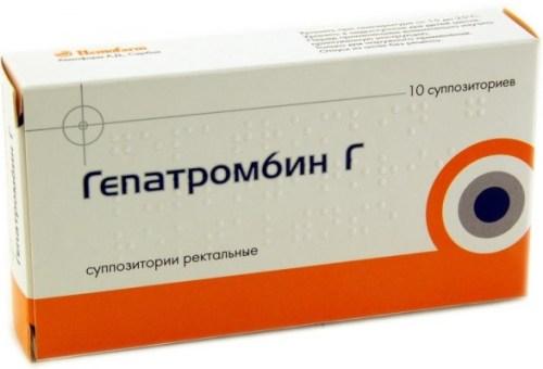 Гепатромбин Г вылечит от геморроя 