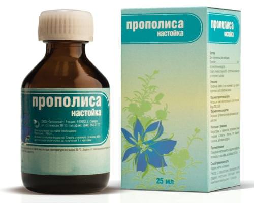 Настойка прополиса от грибка 