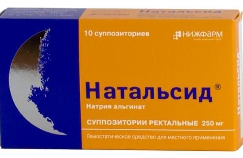 Натальсид для лечения геморроя 