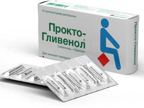 Прокто-Гливенол для лечения геморроя 