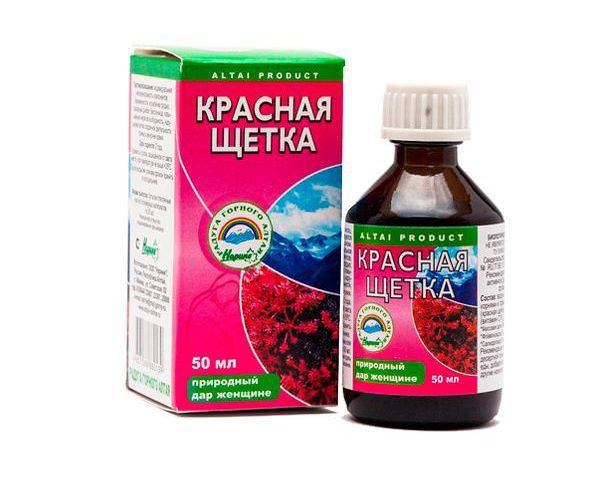 Настойка из красной щетки продается в аптеках