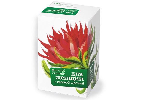 При гормональном сбое чай из красной щетки