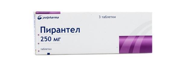 Суспензия Пирантел от глистов у детей