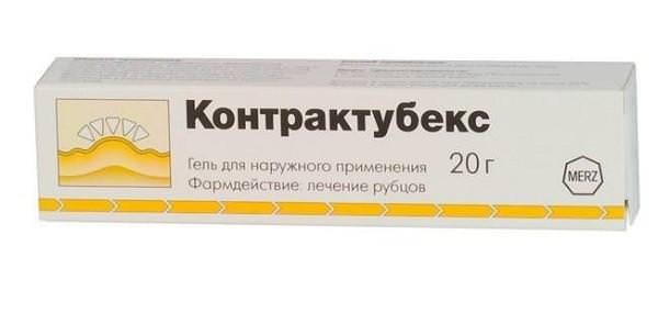Контратубекс для лечения ссадин