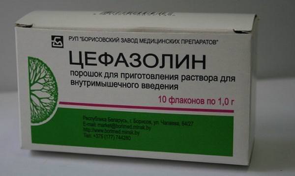 Цефазолин применение