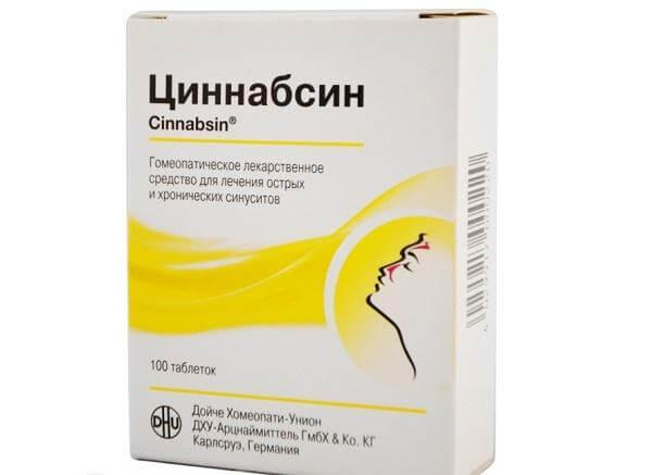 Лечение Циннабсином насморк