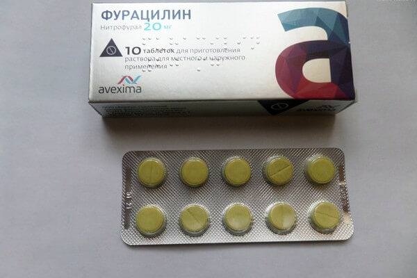 Раствор Фурацилина для полоскания 
