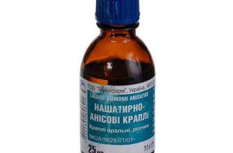 Нашатырно-анисовые капли