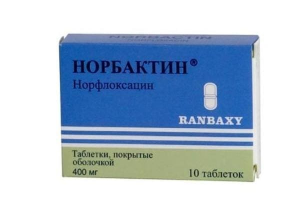 При заболевании мочеполовой системы Препарат Норбактин